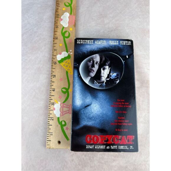 Vintage Horror Thriller Copycat (VHS, 1996) Psychological Thriller ,Sigourney We - Picture 3 of 4